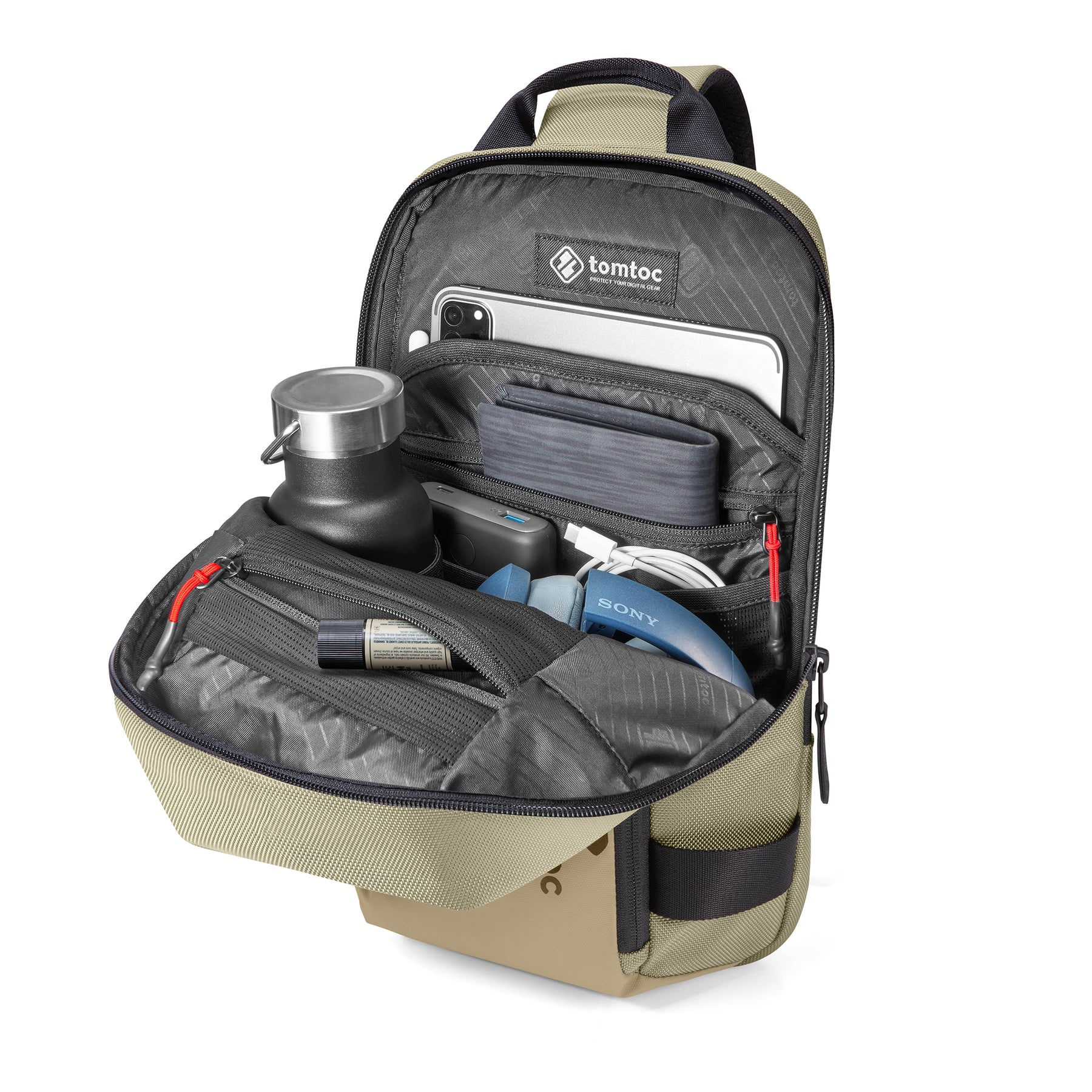 Explorer T24 Croxbody Bag 11" - Khaki