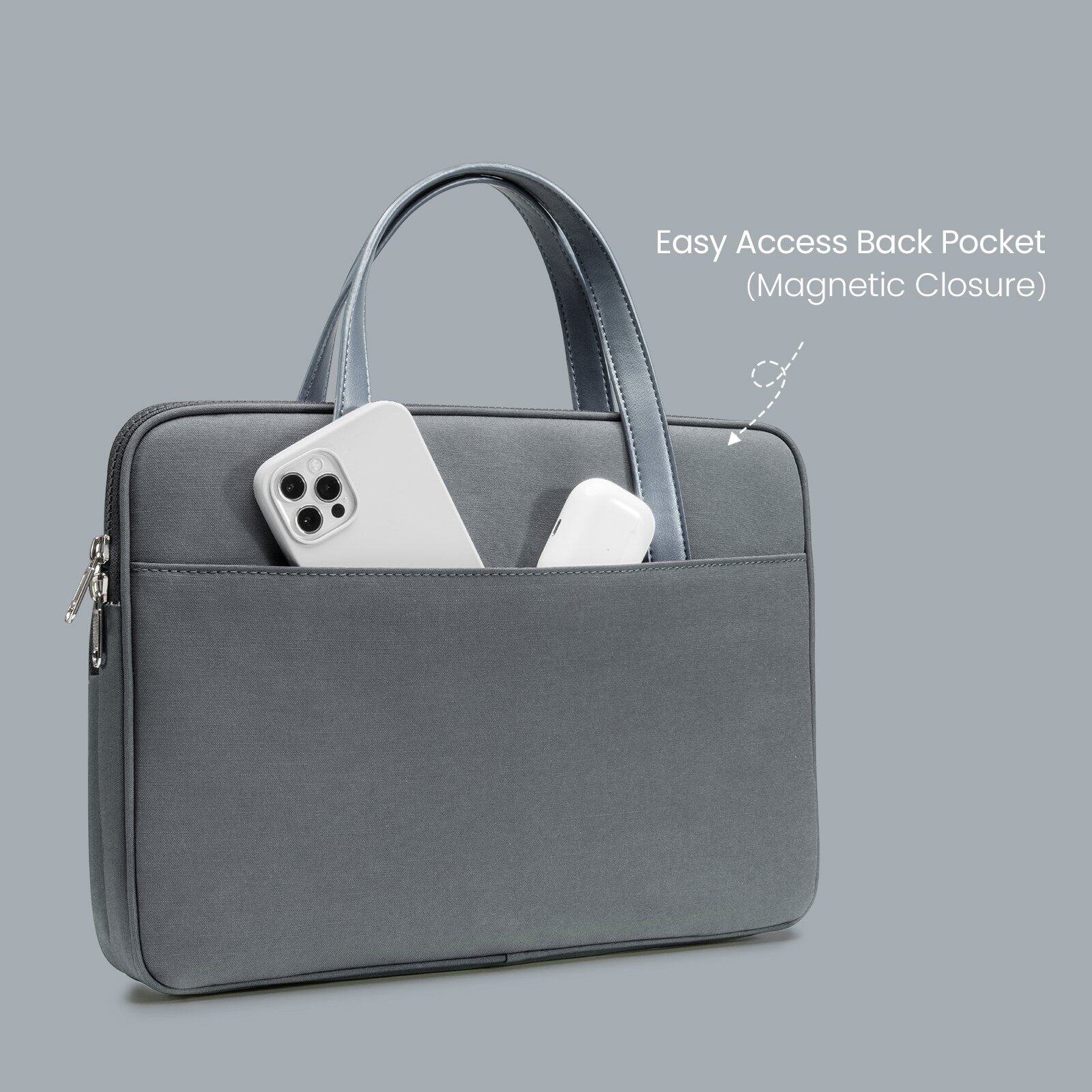 The-Her A11 Laptop Handbag 14" - Gray