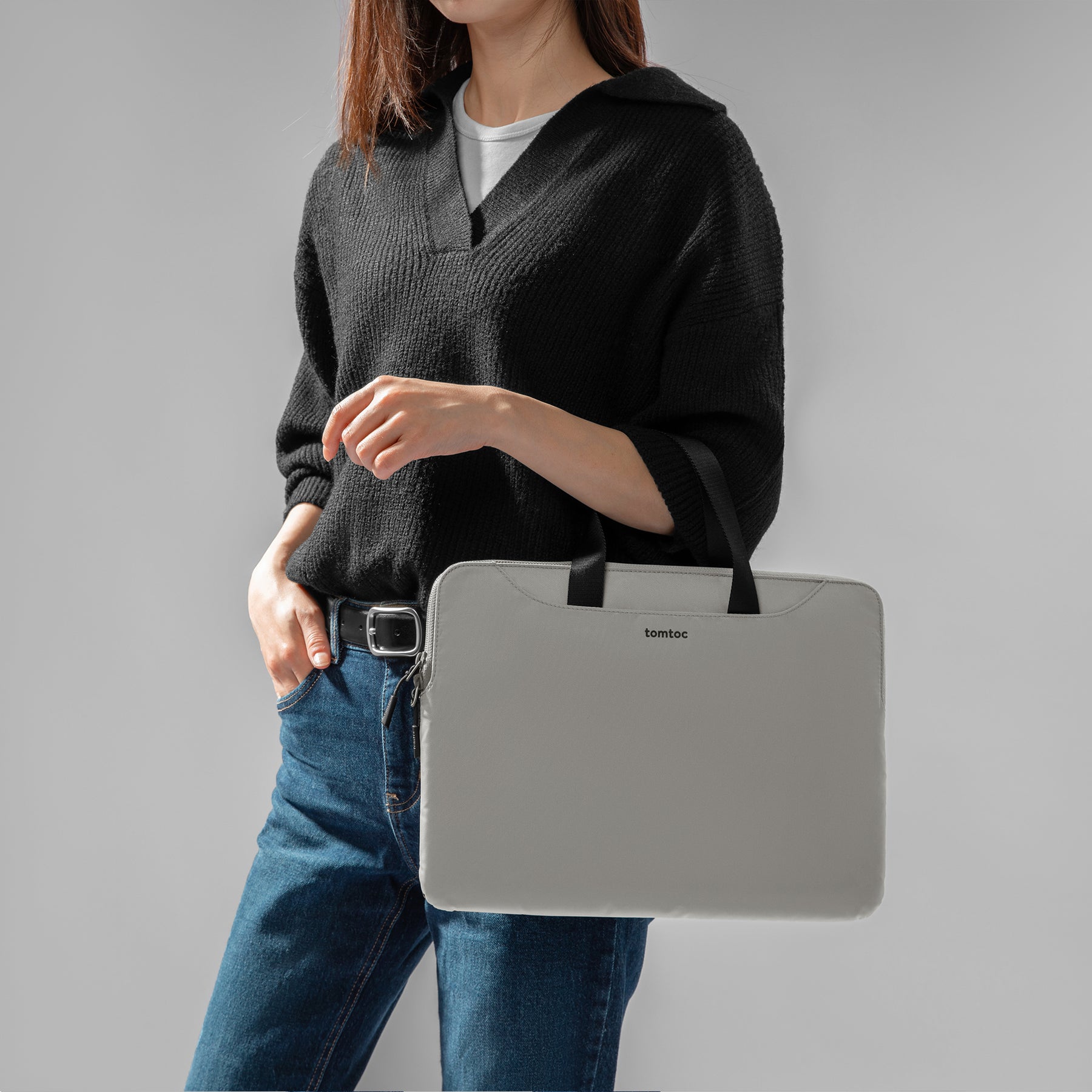 The-Her A21 Laptop Handbag 14" - Gray