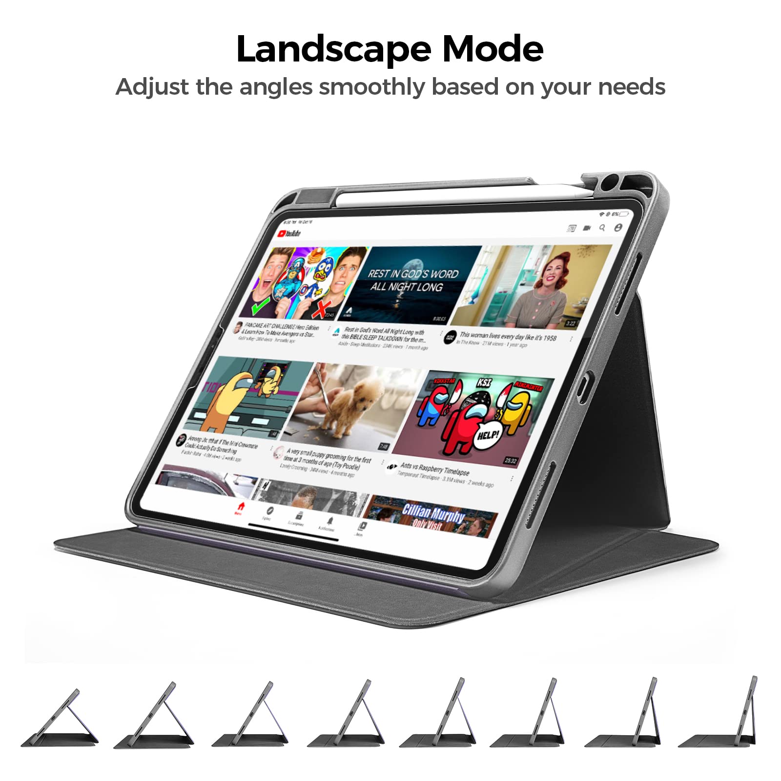 Inspire B50 Tri-Mode Case For iPad Air 10.9" - Purple