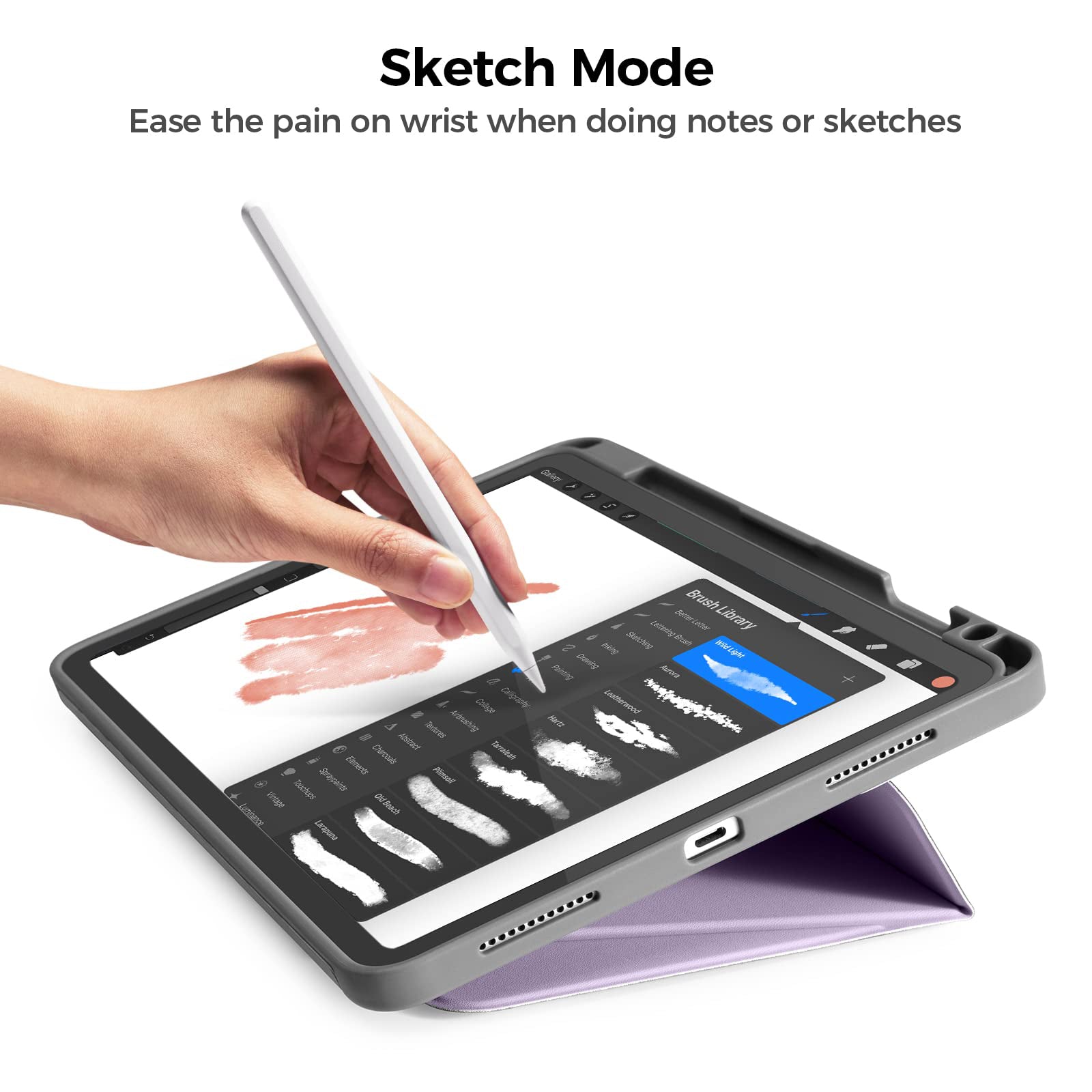 Inspire B50 Tri-Mode Case For iPad Air 10.9" - Purple