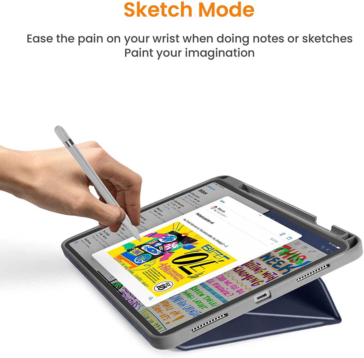 Inspire B50 Tri-Mode Case For iPad 10.9" - Blue