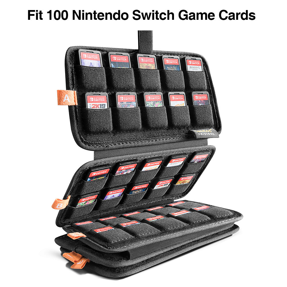 Fancy-Case G17 Carry Case For 100 Game Card - Gray