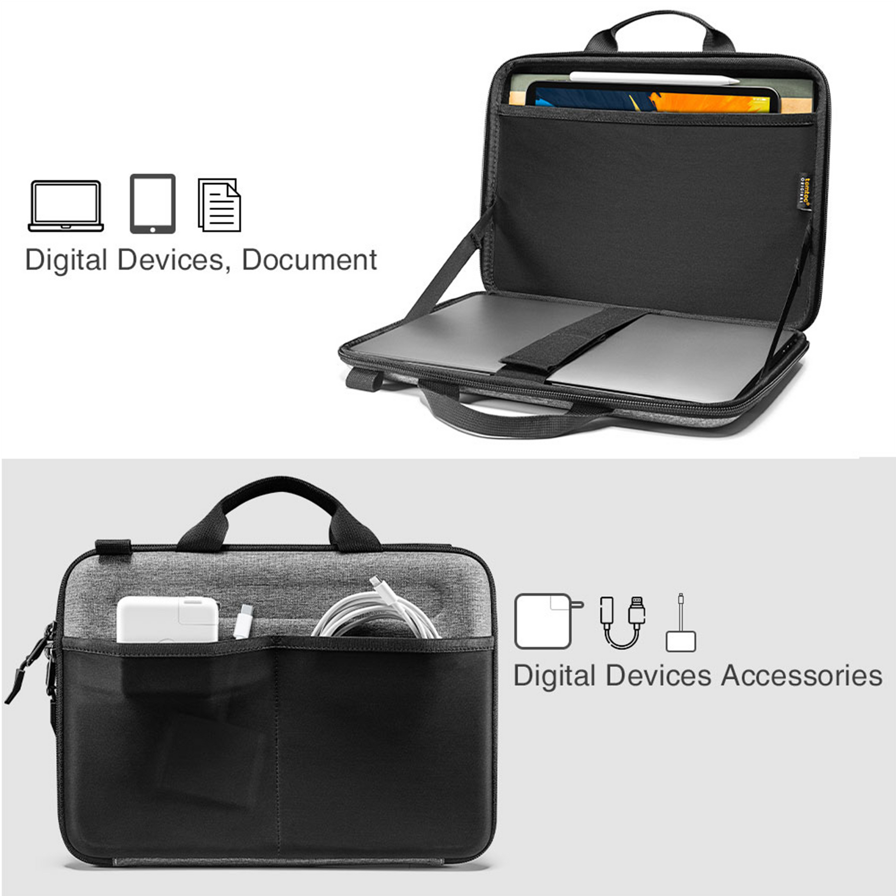 Fancy Case A25 Messenger Bag (Macbook) 16" - Gray