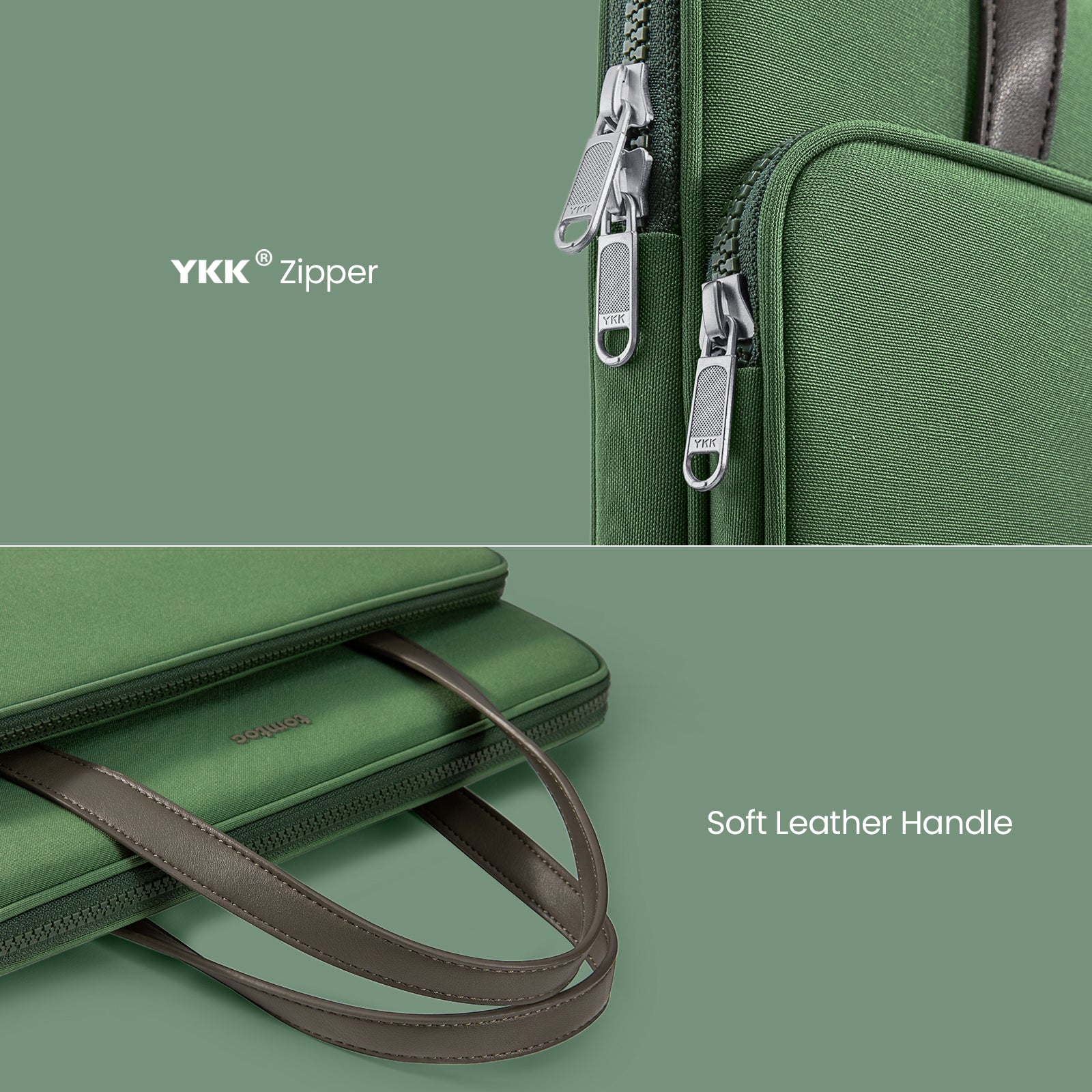 The-Her A11 Laptop Handbag 14" - Green