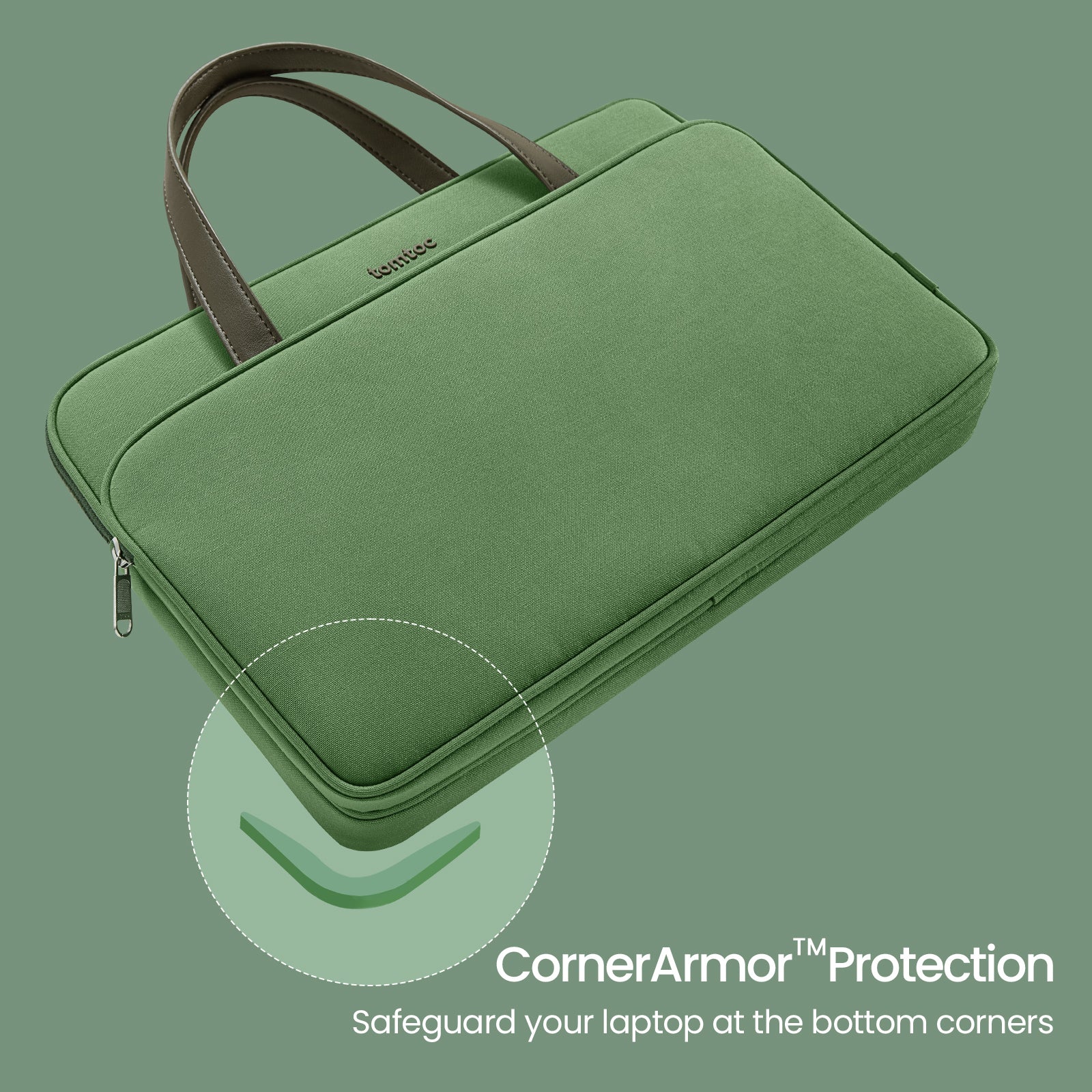 The-Her A11 Laptop Handbag 14" - Green