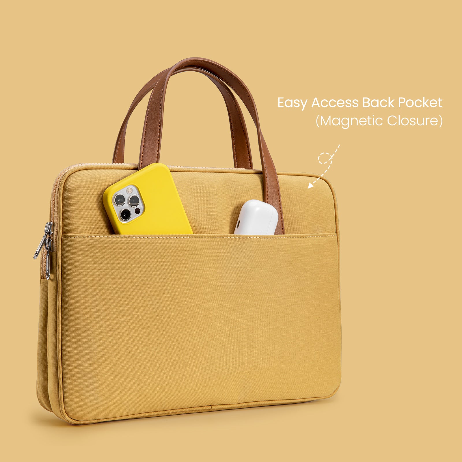 The-Her A11 Laptop Handbag 14" - Yellow