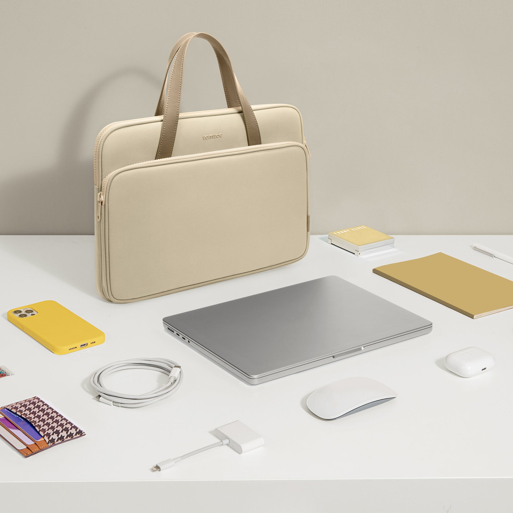 The-Her A11 Laptop Handbag 14" - Khaki