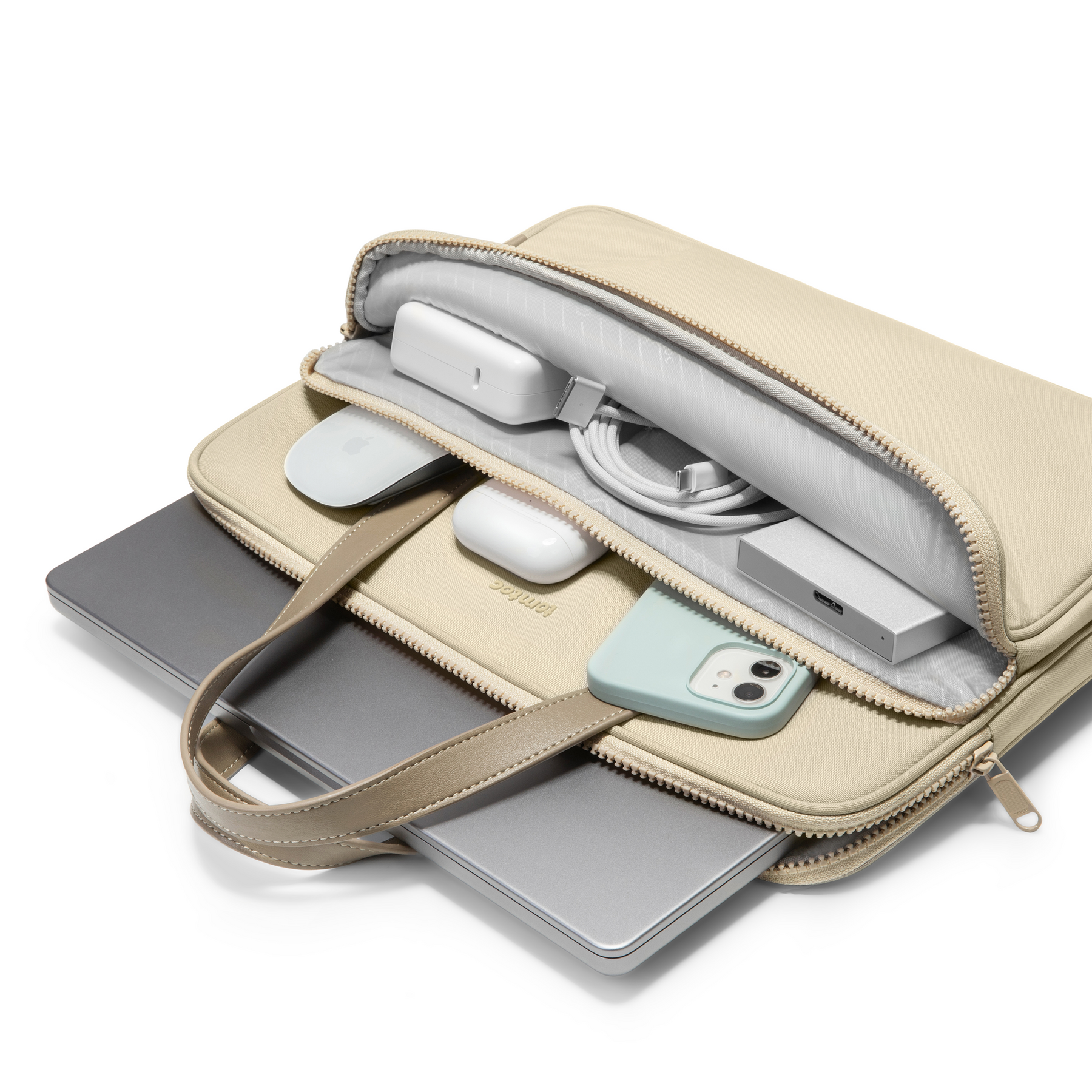The-Her A11 Laptop Handbag 14" - Khaki