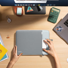tomtoc 13 Inch Versatile 360 Protective Laptop Sleeve / MacBook Sleeve - Light Blue