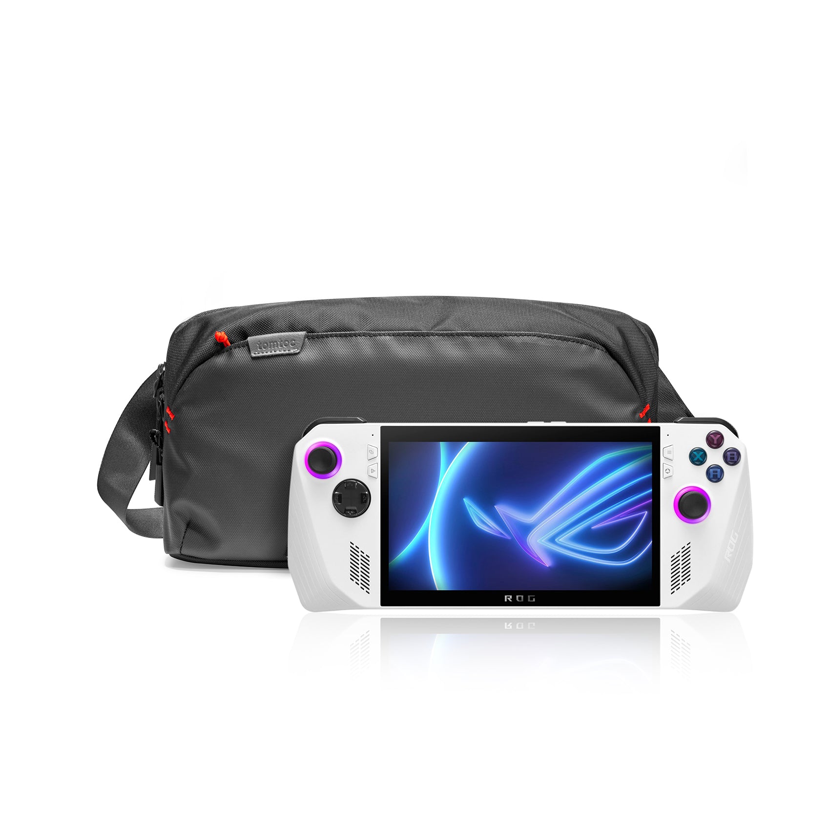 tomtoc Carrying Sling Bag / Protective Shoulder Bag - Steam Deck / ASUS ROG Ally - Black