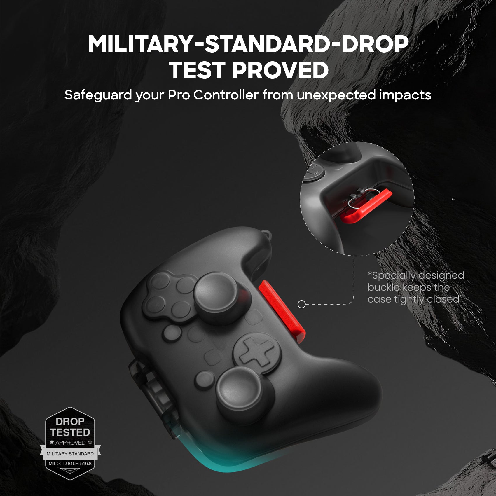 tomtoc ArmorCase-G25 Nintendo Switch 2 Pro Controller Case