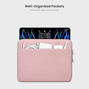 tomtoc 11 Inch Tablet Sleeve Bag - Pink