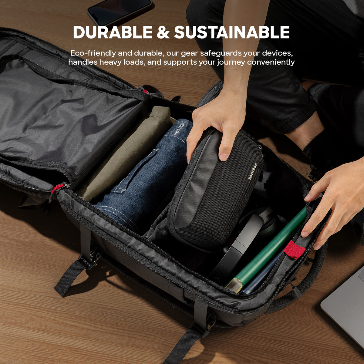 tomtoc Navigator-T66 Travel Laptop Backpack S- 28L