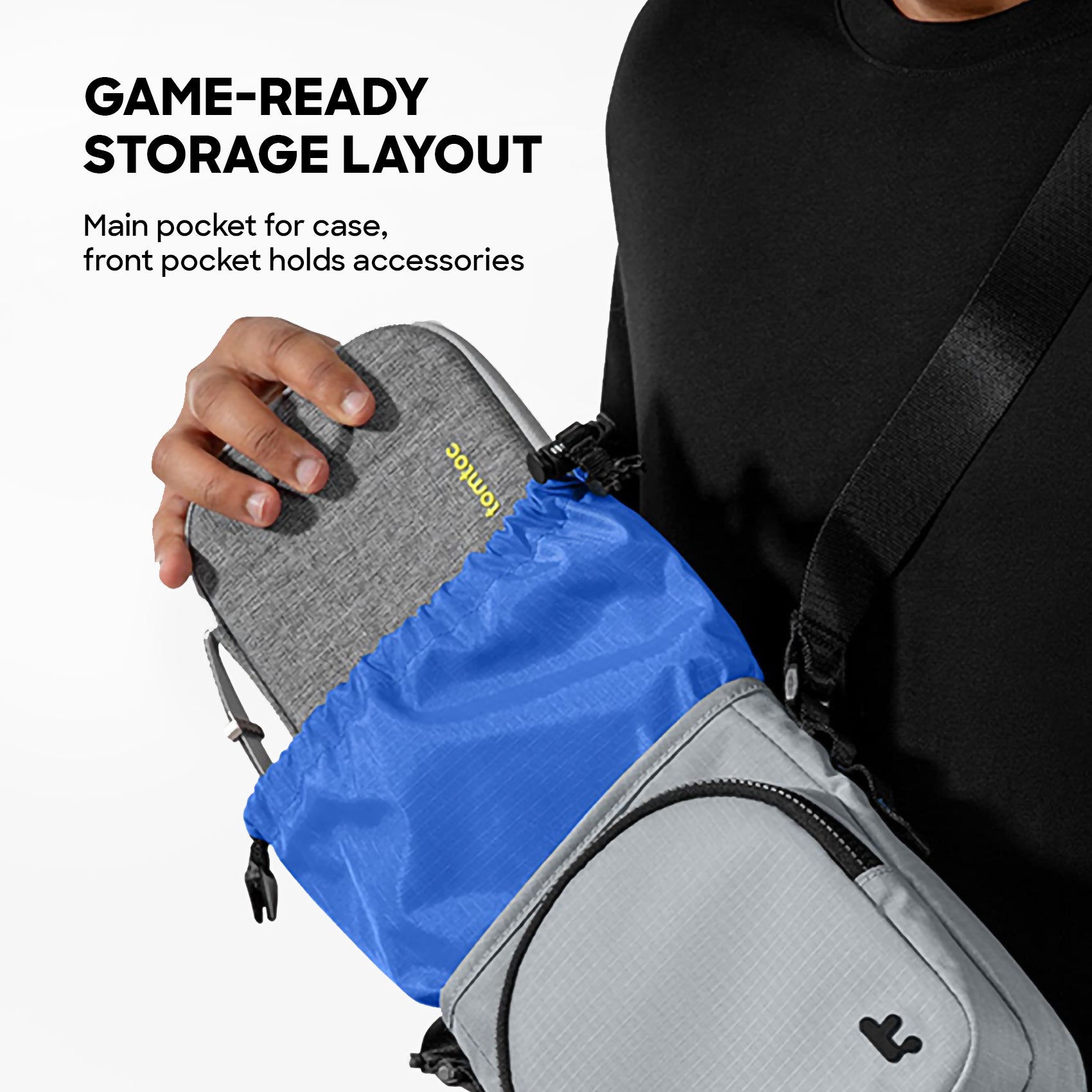 tomtoc GameOn-G50 Nintendo Switch 2 JoyCarry Sling Bag