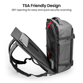 tomtoc 17 Inch Travel Laptop / Backpack Laptop - Gray