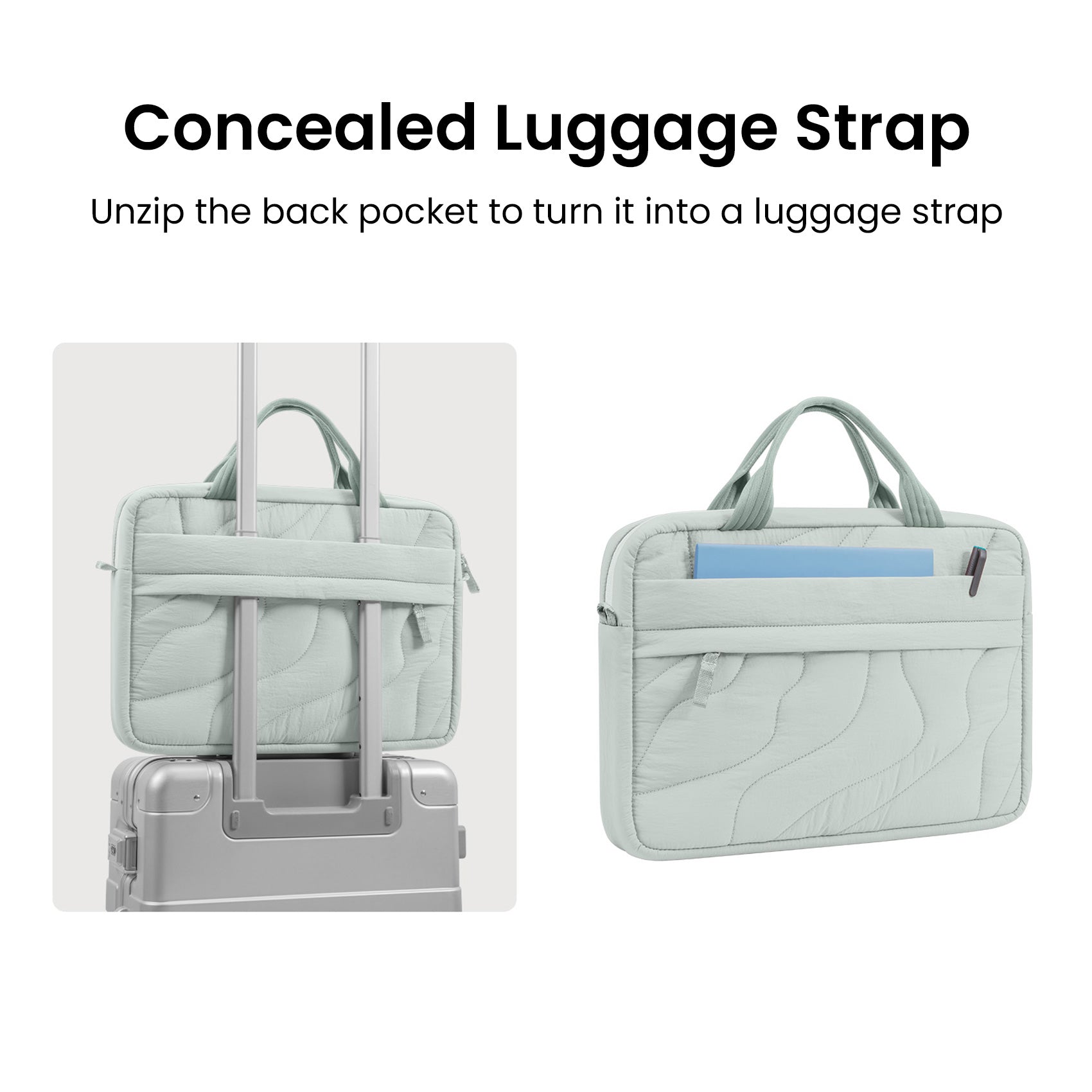 tomtoc Terra-A28 Puffy Laptop Carrying Bag