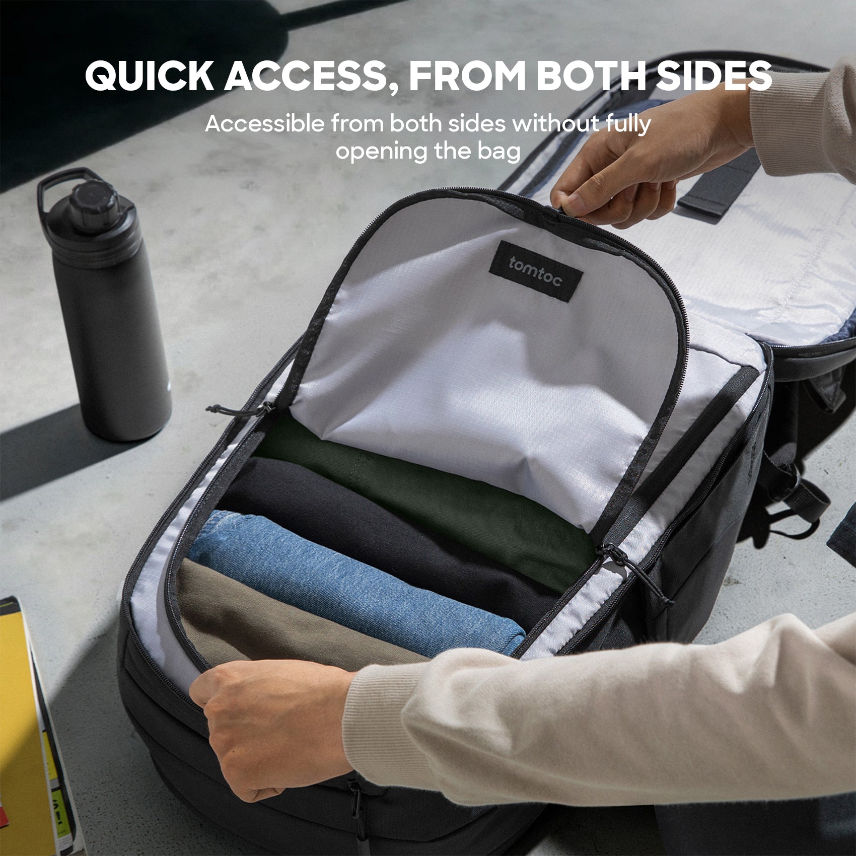 tomtoc UrbanEX-T77 Laptop Backpack - S / M / L