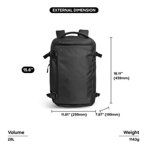 tomtoc Navigator-T66 Liteway Travel Laptop Backpack S - 28L