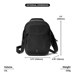 tomtoc T37 Travel Crossbody Bag RFID Protection Unisex Sling Bag Shoulder Bag