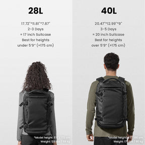 tomtoc Navigator-T66 Liteway Travel Laptop Backpack S - 28L