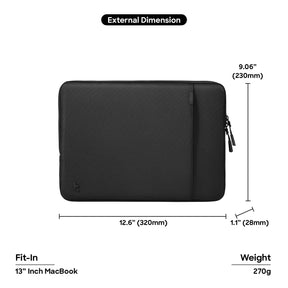 tomtoc A13 Premium Laptop Sleeve 13 Inch Water Resistant MacBook Sleeve 360 Protective Laptop Bag