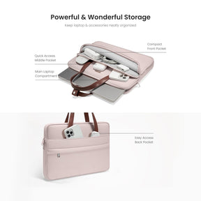 tomtoc 14 Inch Lady Laptop Bag / Handbag Women / Ladies Bag - Pink