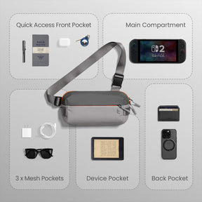 Explorer T21 EDC Sling Bag (S) - Black