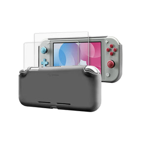 tomtoc Silicone Case for Nintendo Switch Lite - Shock-absorption / Anti-scratch - Gray