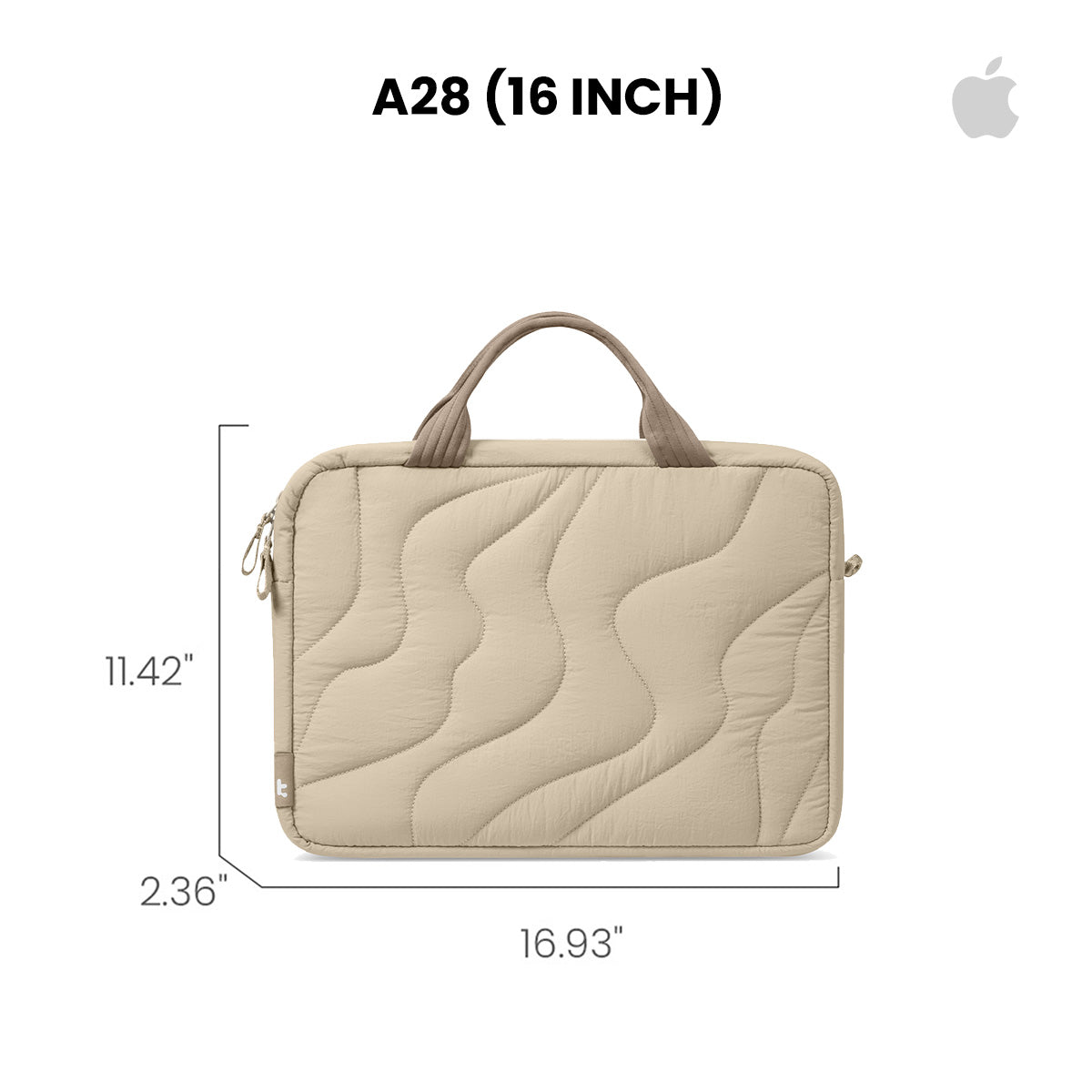 tomtoc Terra-A28 Puffy Laptop Carrying Bag