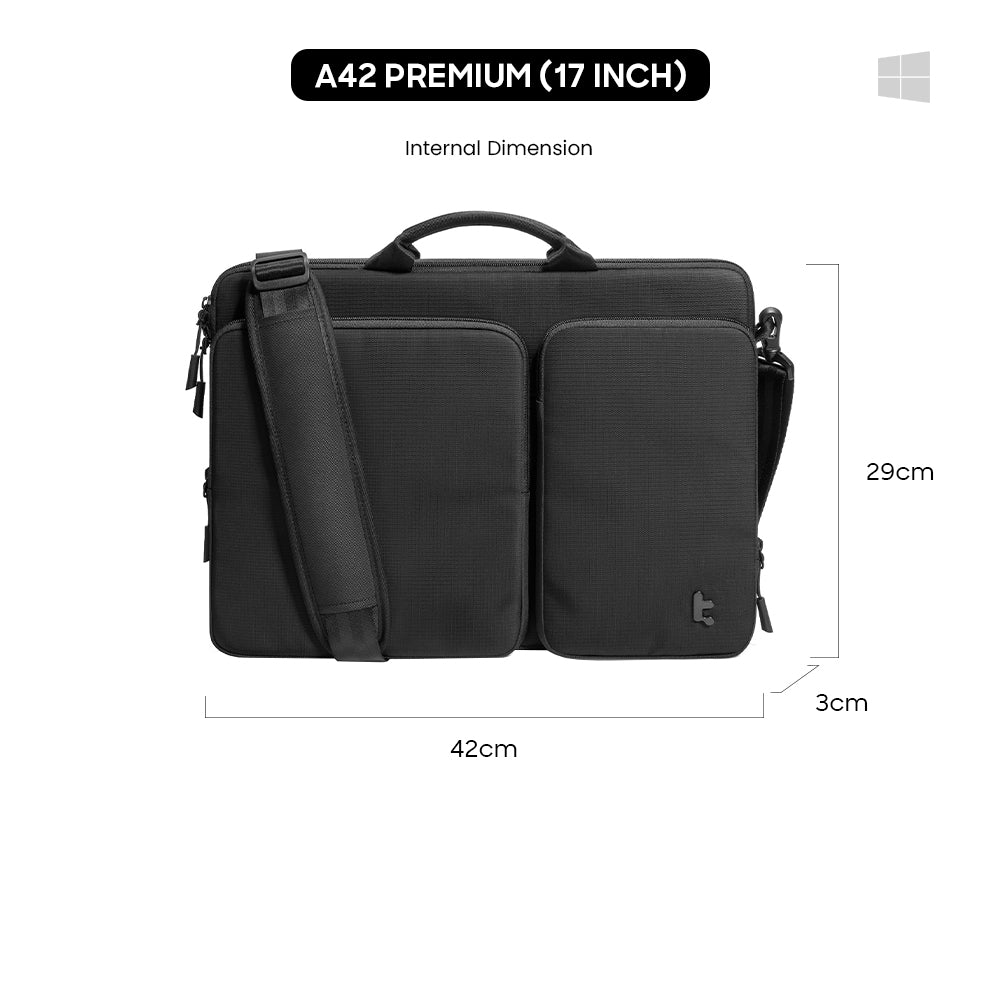 tomtoc Defender-A42 Premium Laptop Shoulder Bag