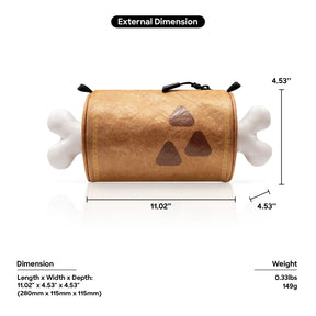 tomtoc Monster Hunter Steak Daily - Mini Crossbody Bag / Shoulder Bag / Sling Bag - Brown