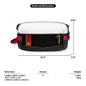 tomtoc Monster Hunter Royal Order Sling Bag & Accessories Bag Series - Sling Bag M