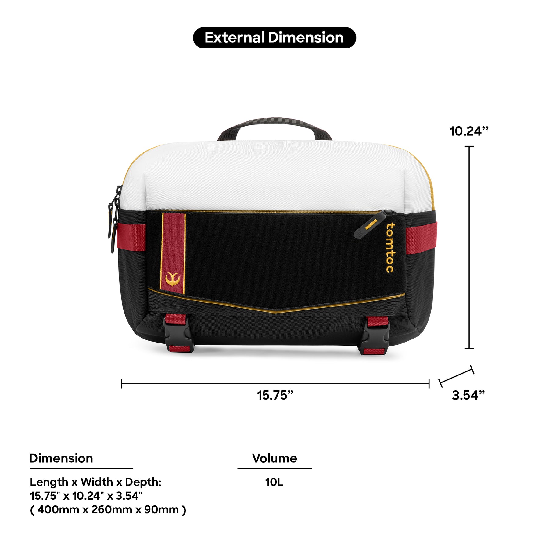 tomtoc Monster Hunter Royal Order Sling Bag & Accessories Bag Series - Sling Bag L