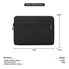 tomtoc 11 Inch Tablet Sleeve Bag - Light Gray