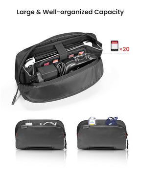 tomtoc G-Sling Crossbody Shoulder Bag / Crossbody Bag / Men Bag / Nintendo Switch Bag - Black