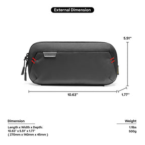 tomtoc Arccos Series Carrying Bag / Nintendo Switch Bag - Nintendo Switch and OLED Model - Black