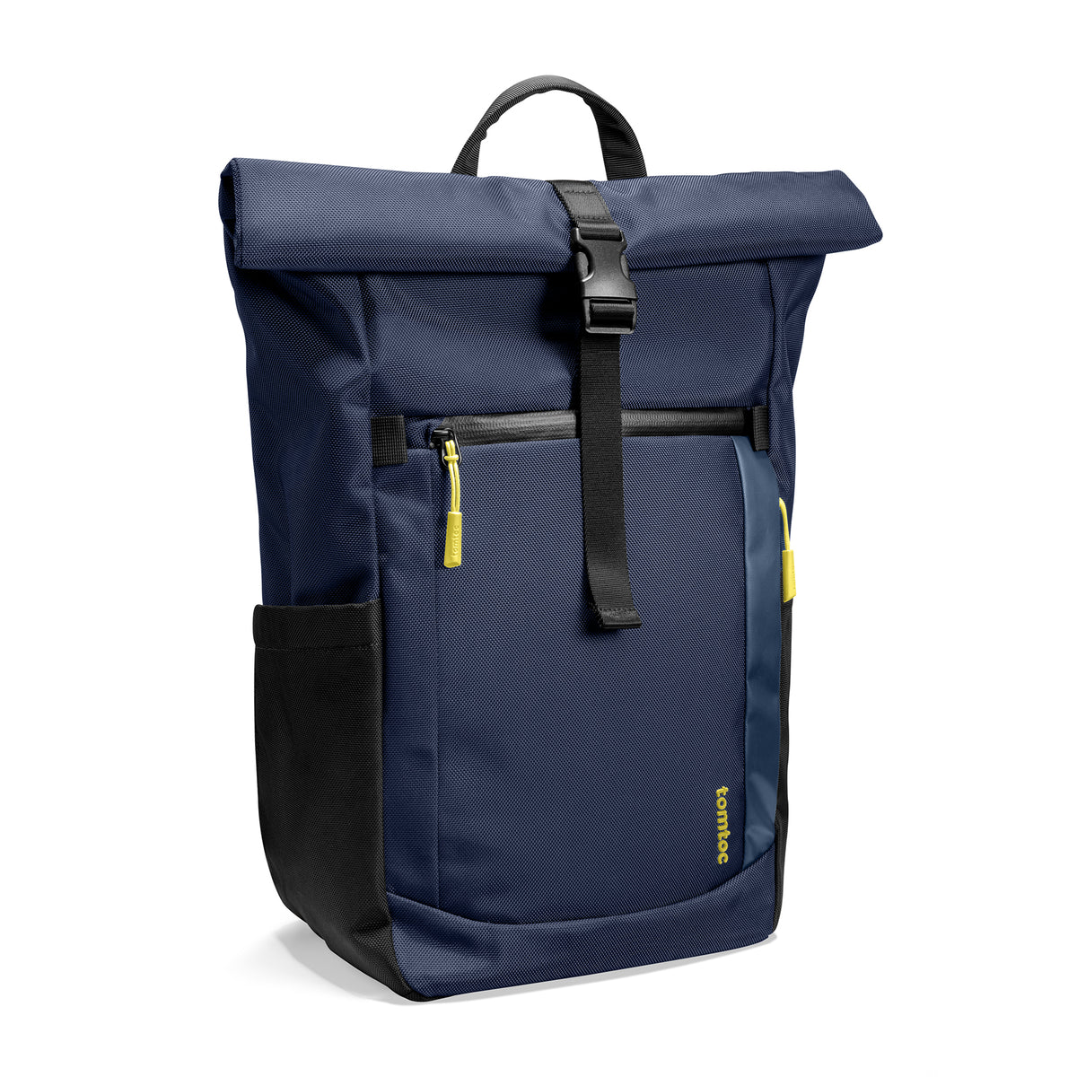 tomtoc 15.6 Inch Rolltop Adjustable Capacity Laptop Backpack - Blue