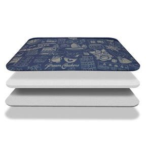 tomtoc OCHM 13 Inch Versatile 360 Protective Laptop Sleeve / MacBook Sleeve - Blue