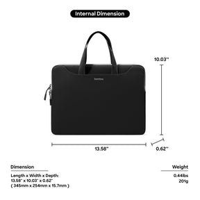 tomtoc 14 Inch Slim Laptop Carrying Bag / Laptop Handbag - Gray