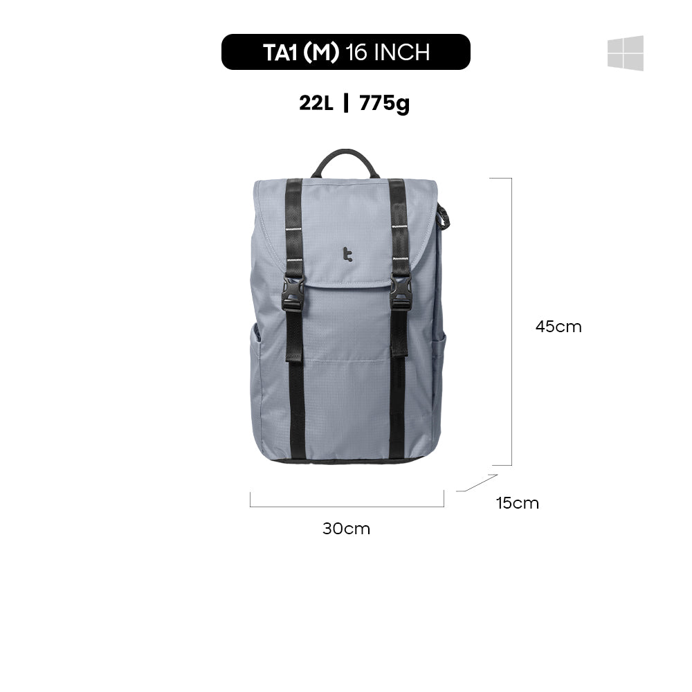 tomtoc VintPack-TA1 Liteway Laptop Backpack 22L