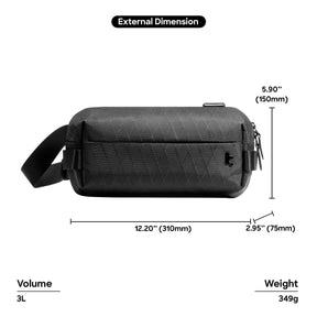 Explorer T21 X-Pac EDC Sling Bag (S) - Black