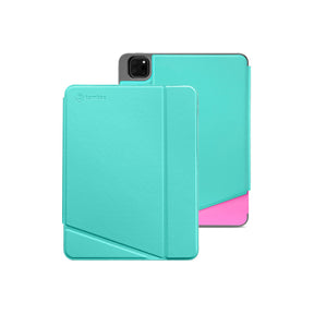 tomtoc 11 Inch Trifold Vertical Case - Blue Mint