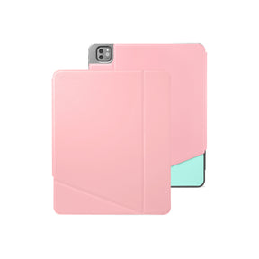 tomtoc 12.9 Inch Trifold Vertical Case - Sakura Pink