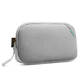 tomtoc Recycled Portable Water-Resistant Storage Bag - Electronic Organizer / Travel Organizer - Gray