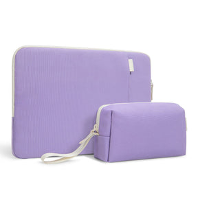 tomtoc 13 Inch Lady Laptop Sleeve with Organized Pouch - Violet