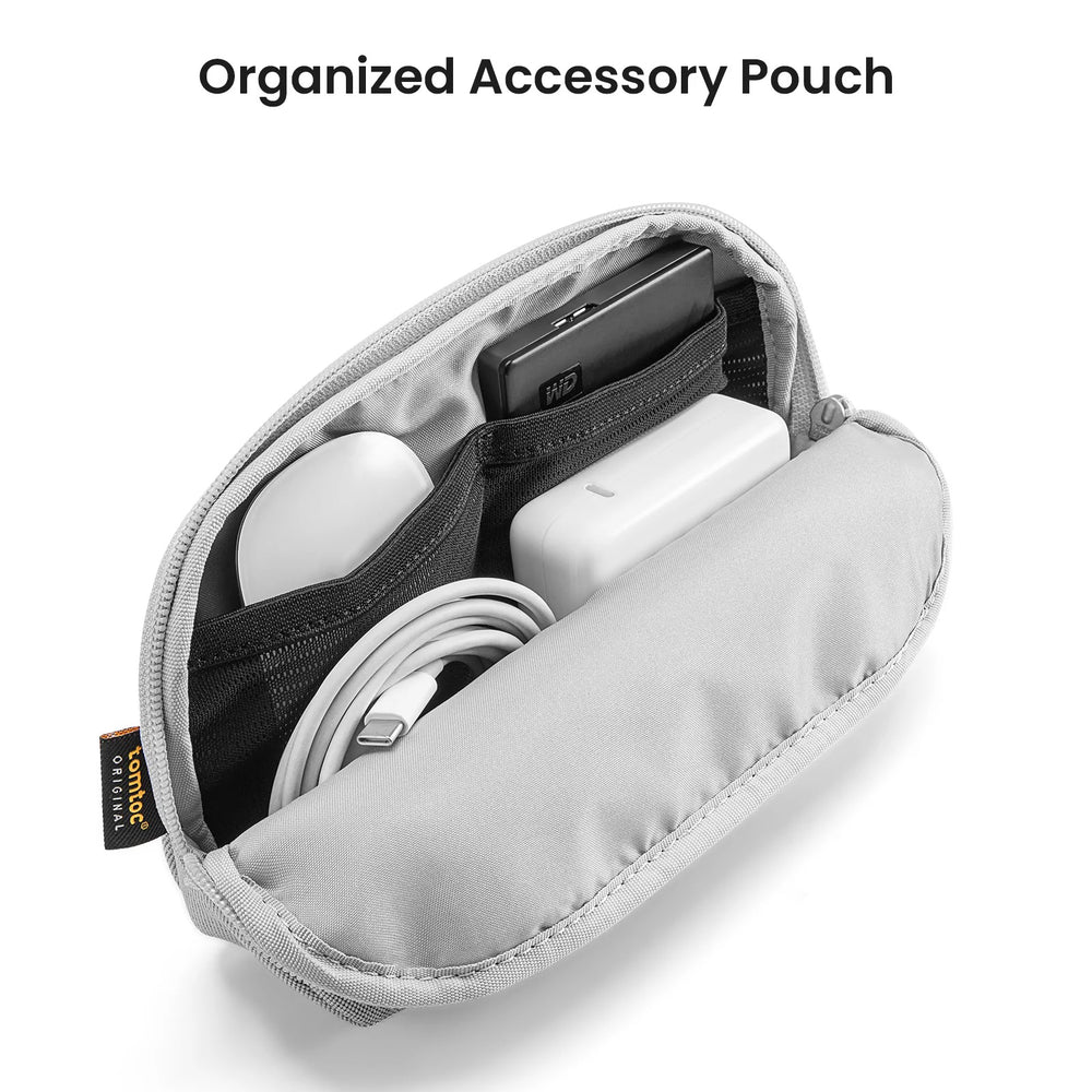 ICEMULE Pro Accessory Storage Pouch - Water Resistant Travel Bag For Camping & Hiking