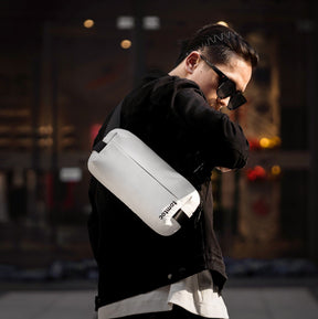 tomtoc Minimalist EDC Sling Men Bag / Crossbody Bag / Shoulder Bag / Chest Bag - White