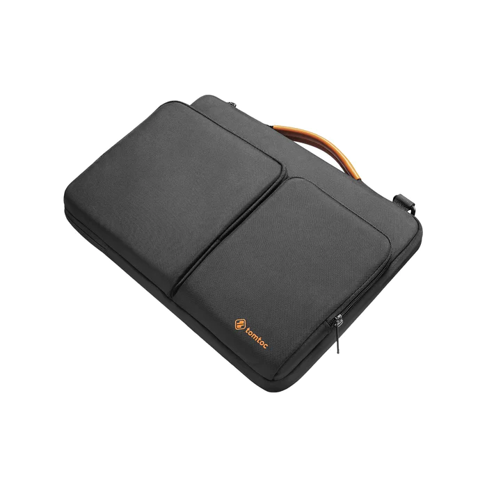 tomtoc 15.6 Inch Versatile Protective Laptop Messenger Bag / Business Shoulder Bag - Gray