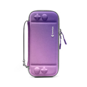 tomtoc Slim Protective Carrying Case with 10 Game Cartridges - Nintendo Switch & OLED Model - Iris Purple